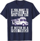 Funny Food Truck Art Women Street Food Truck Owner T-Shirt - T-Shirt | Navy