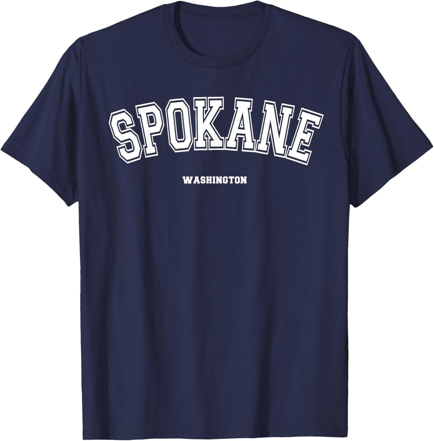 Spokane Washington T-Shirt - T-Shirt | Navy