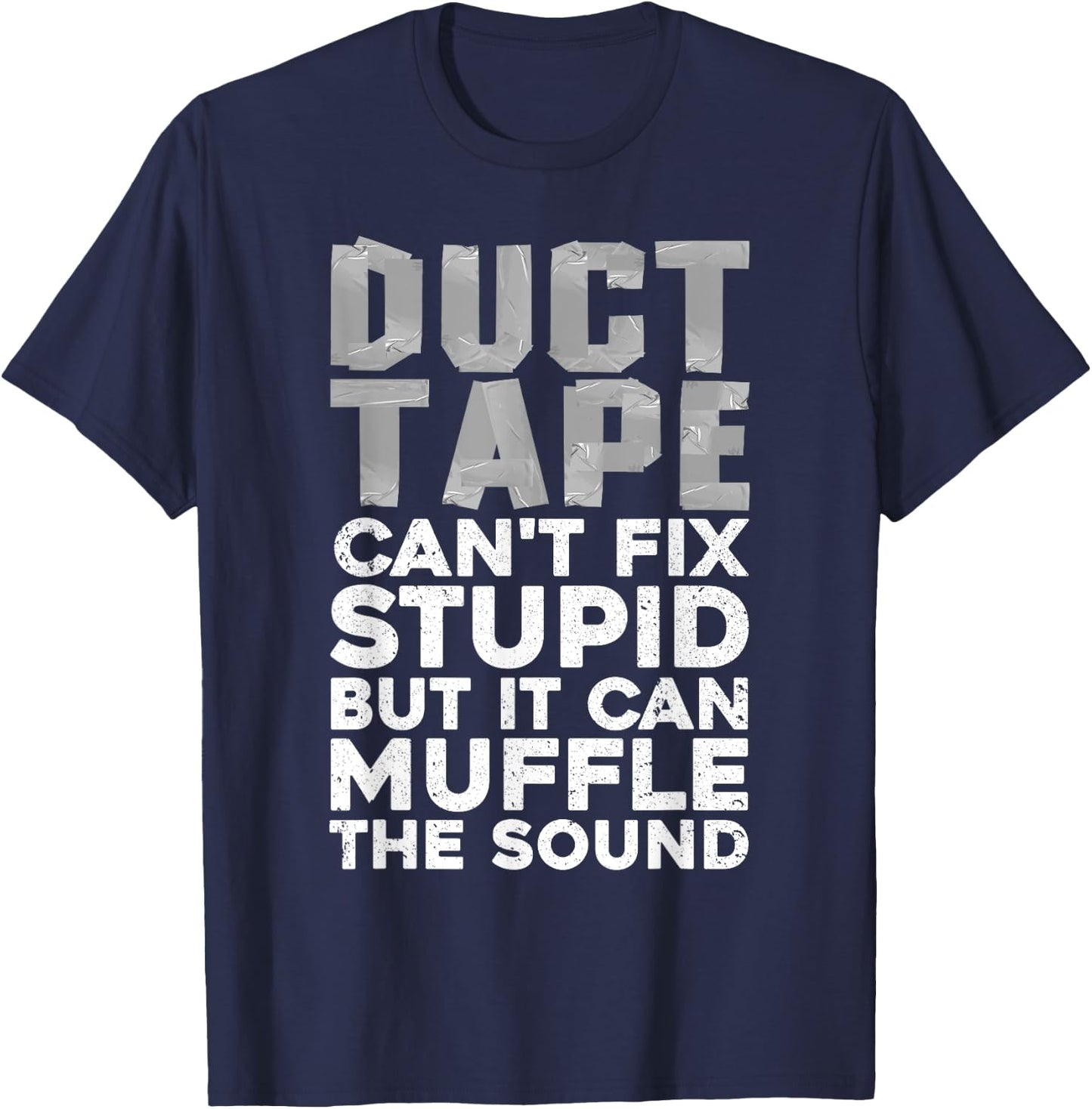 Cool Duct Tape Art Women Handyman Duct Tape Lover T-Shirt - T-Shirt | Navy