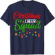 Cheerleading Sports Lover Christmas Cheer Squad T-Shirt - T-Shirt | Navy