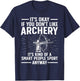 Cute Archery Design Women Archer Bow Archery Lover T-Shirt - T-Shirt | Navy