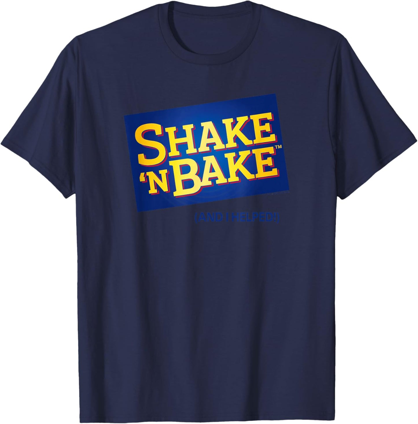 Shake 'n Bake (And I Helped) Original Official Logo T-Shirt - T-Shirt | Navy