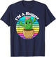 Funny I'm A Hugger Cartoon Cute Sarcastic Humor T-Shirt - T-Shirt | Navy