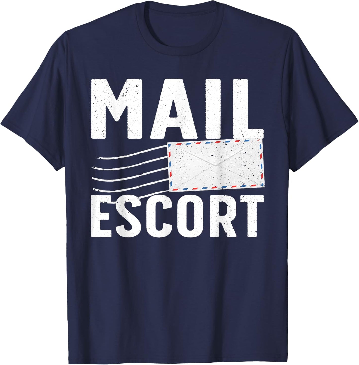Cute Postal Worker Women Mailman Mail Letter Carrier T-Shirt - T-Shirt | Navy
