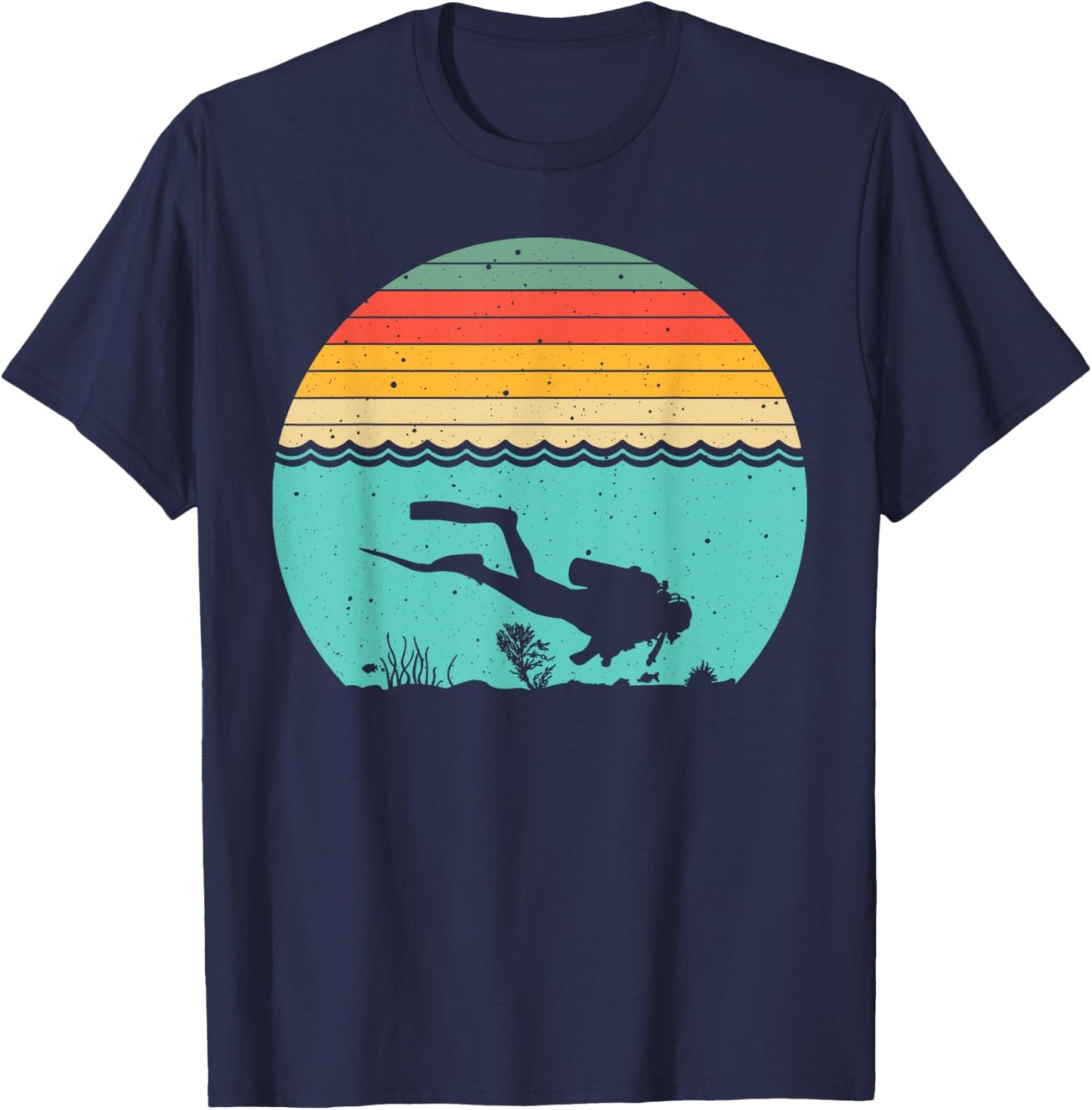 Funny Scuba Diving Themed Design Women Scuba Dive T-Shirt - T-Shirt | Navy