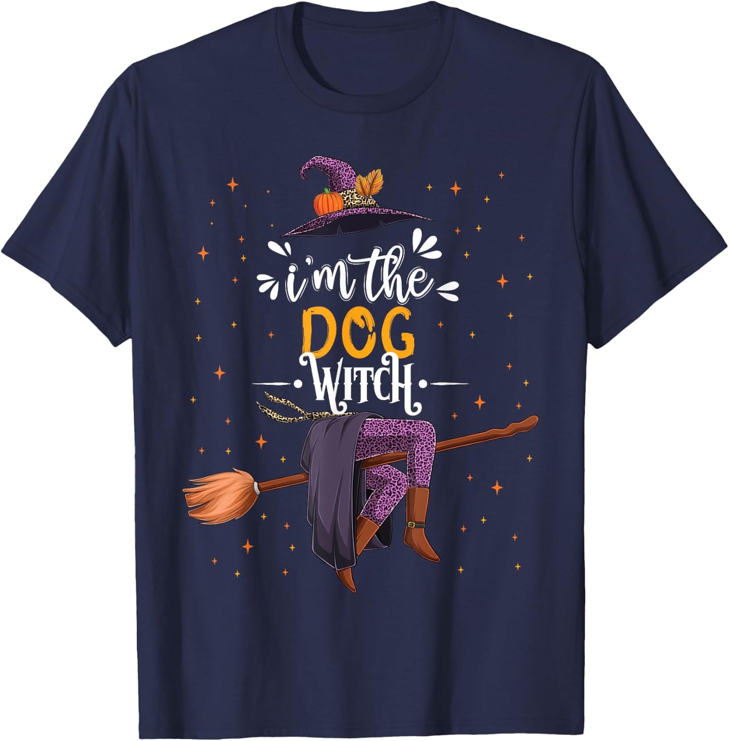 im the Dog Witch Halloween Matching Group Costume Women Kids T-Shirt - T-Shirt | Navy
