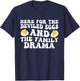 Humor Quote For Deviled Eggs Black T-Shirt - T-Shirt | Navy