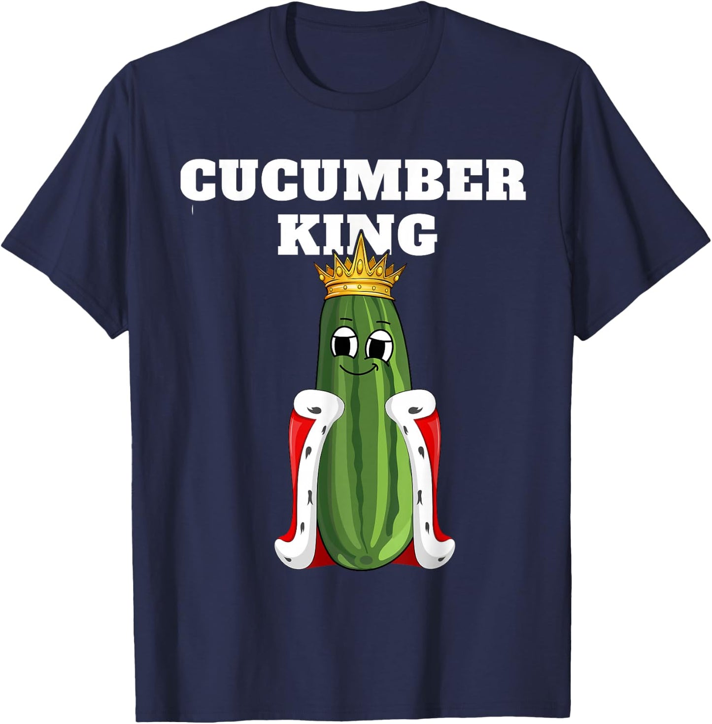 Gurkenkönig | Men's Cucumber | Boys Cucumber T-Shirt - T-Shirt | Navy