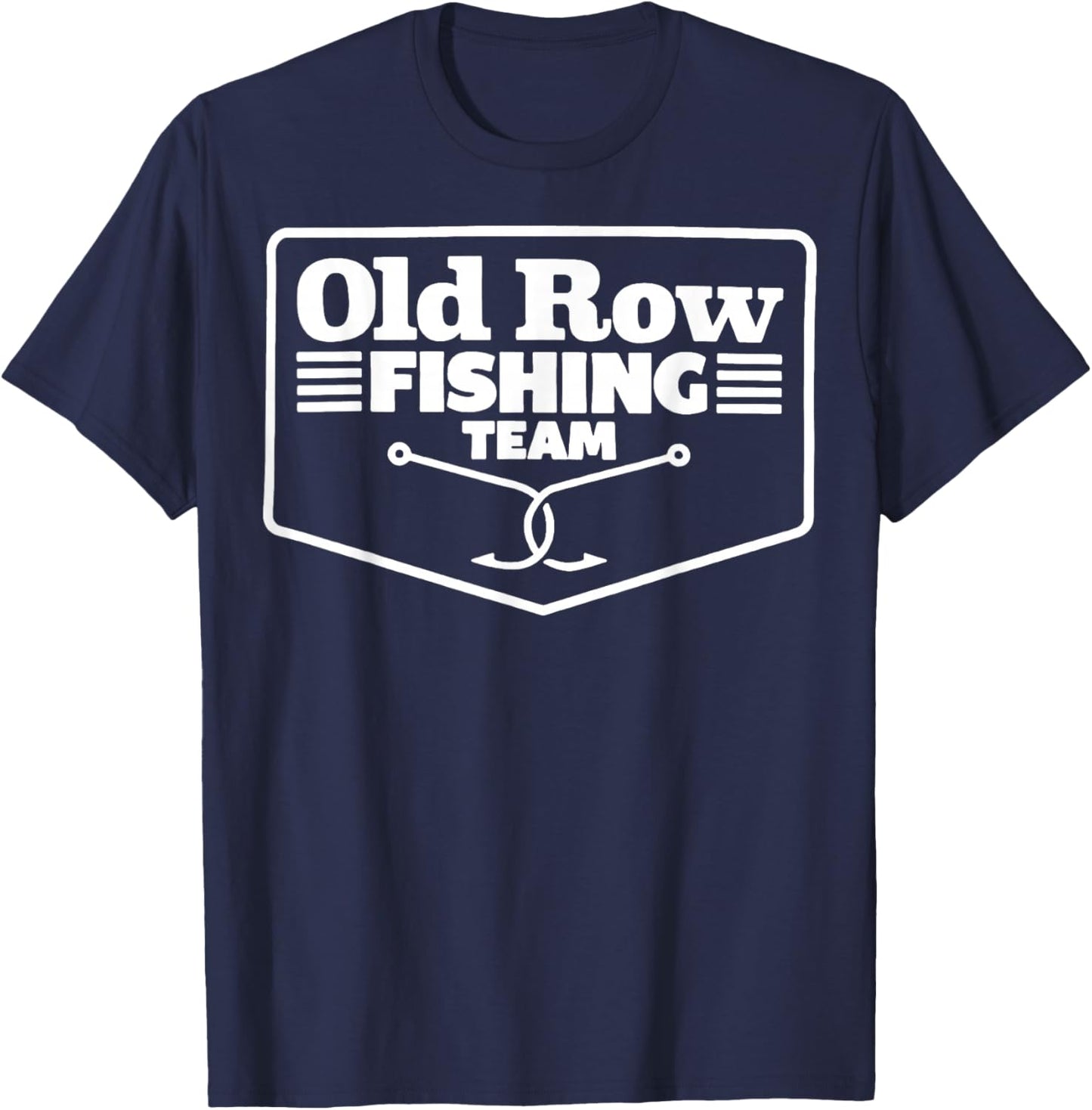 Old Row Fishing Team Funny Women T-Shirt - T-Shirt | Navy