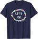 Let's Be Friends Friendship Bracelet T-Shirt - T-Shirt | Navy