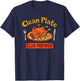 Clean Plate Club Turkey Thanksgiving Dinner Graphic T-Shirt - T-Shirt | Navy