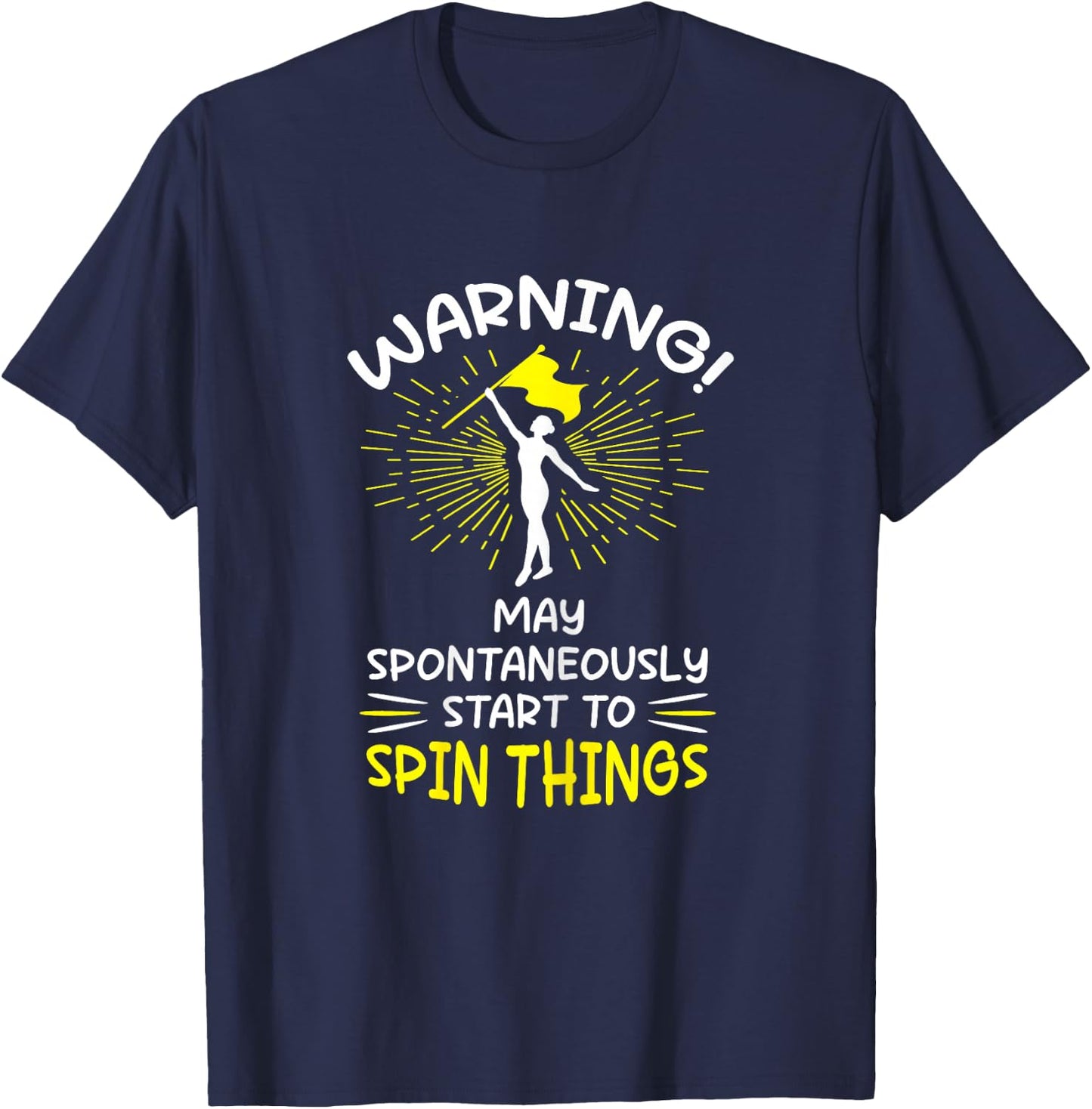 Colorguard Funny Marching Band Gymnastics Dance T-Shirt - T-Shirt | Navy