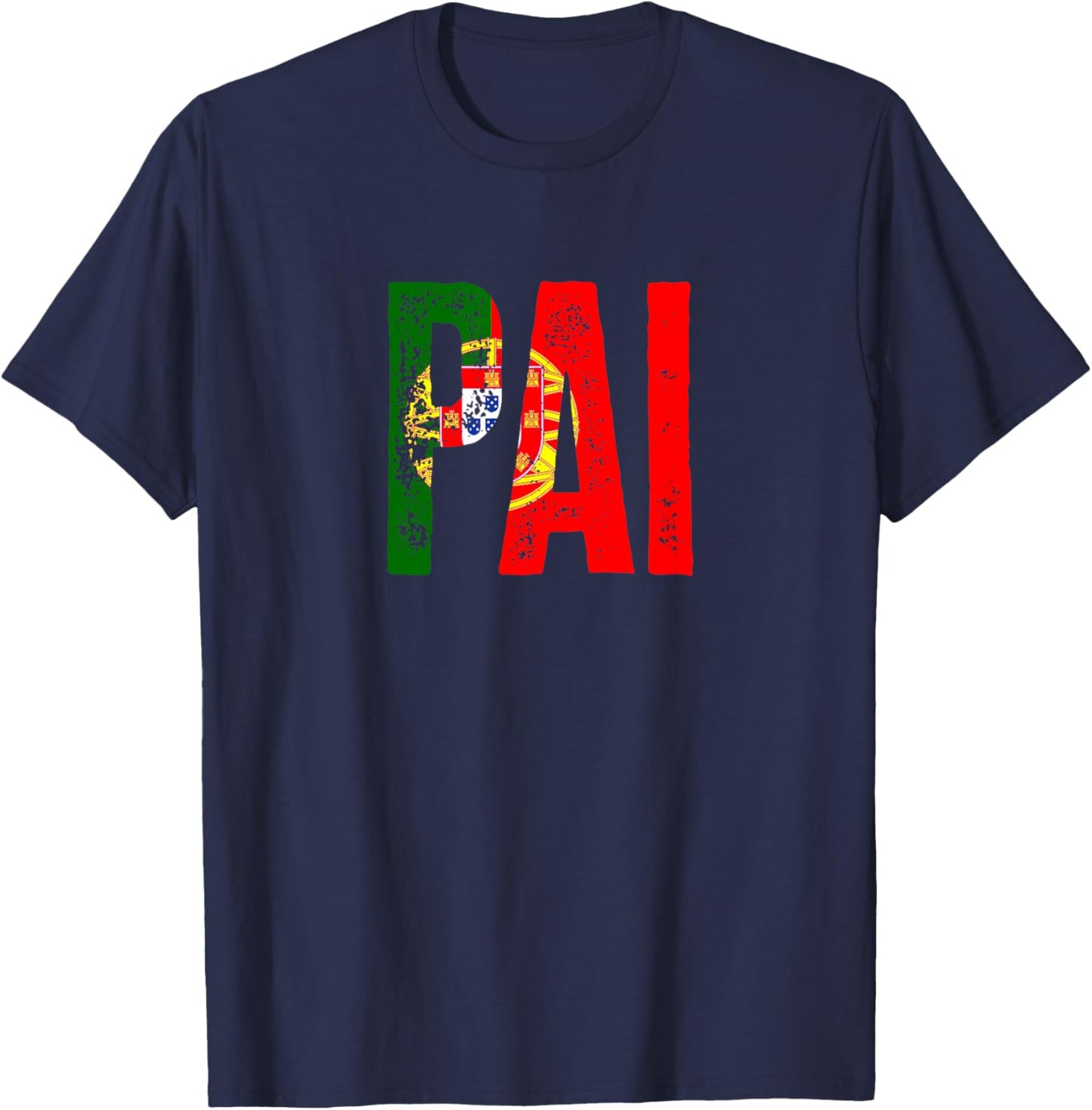 Portuguese Pai Sports Lover Portugal T-Shirt - T-Shirt | Navy