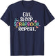 Cute Eat Sleep Scrapbook Repeat Scrapbooking Crafter T-Shirt - T-Shirt | Navy