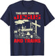 This Boy Runs On Jesus And Trains T-Shirt - T-Shirt | Navy
