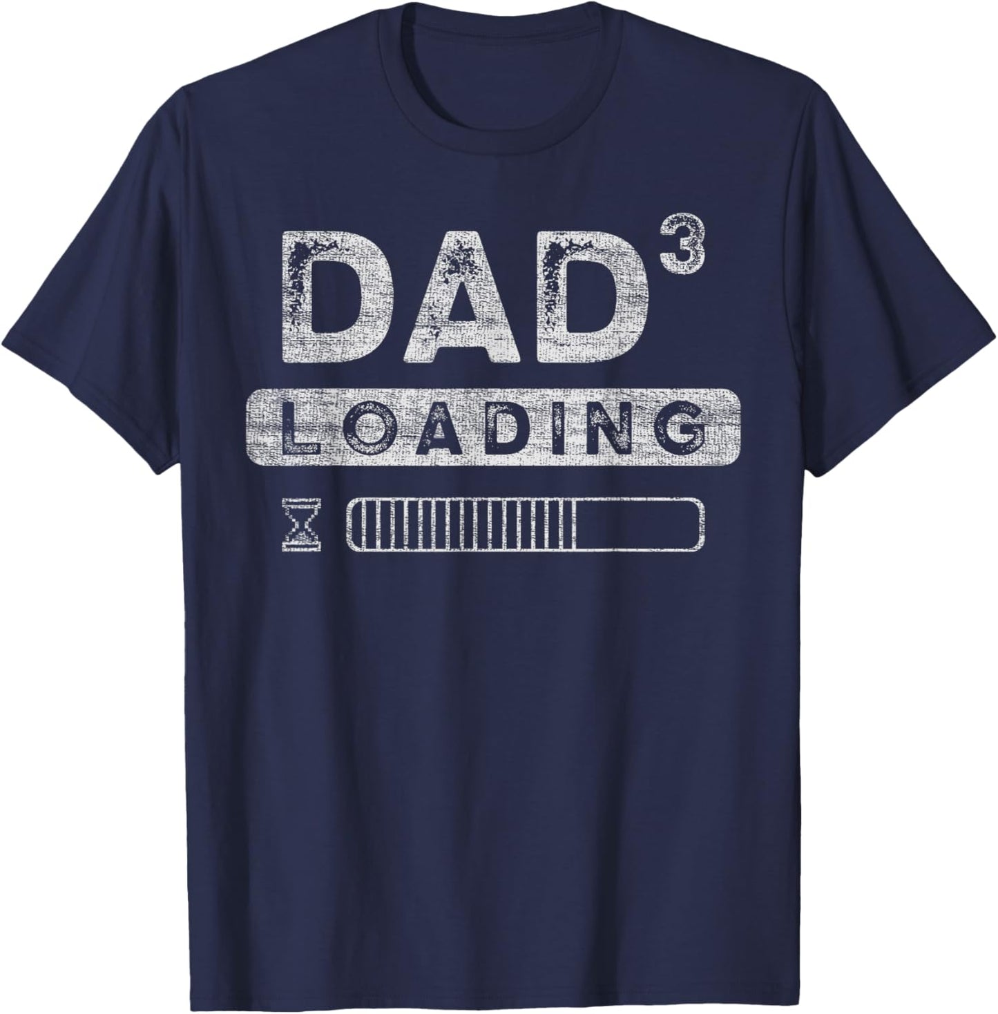 Expecting Dad 3, Dad To Be, Future Daddy, 3rd Time Father T-Shirt - T-Shirt | Navy