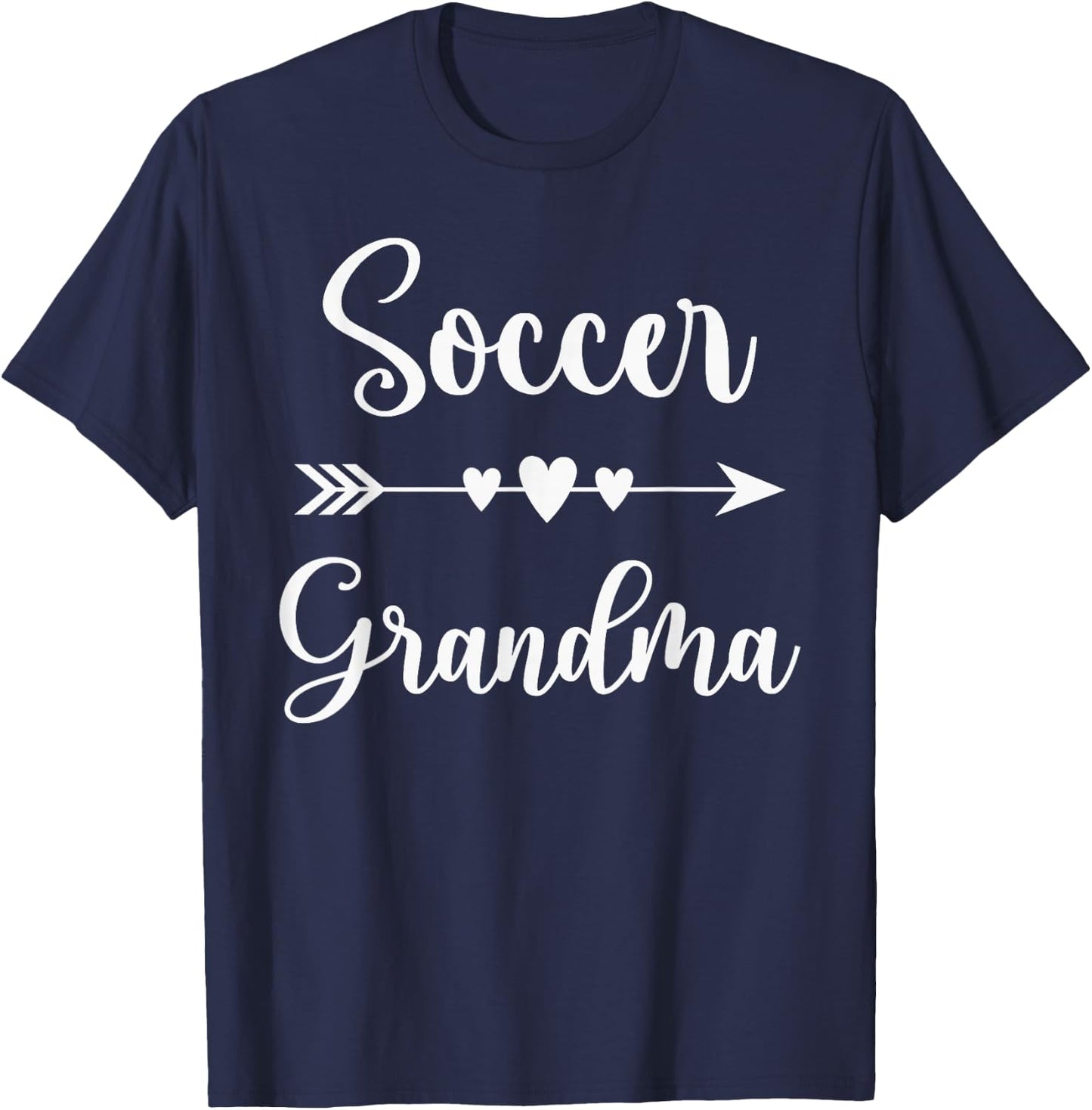 Soccer Grandma Soccer Game Day Cheer Grandma T-Shirt - T-Shirt | Navy