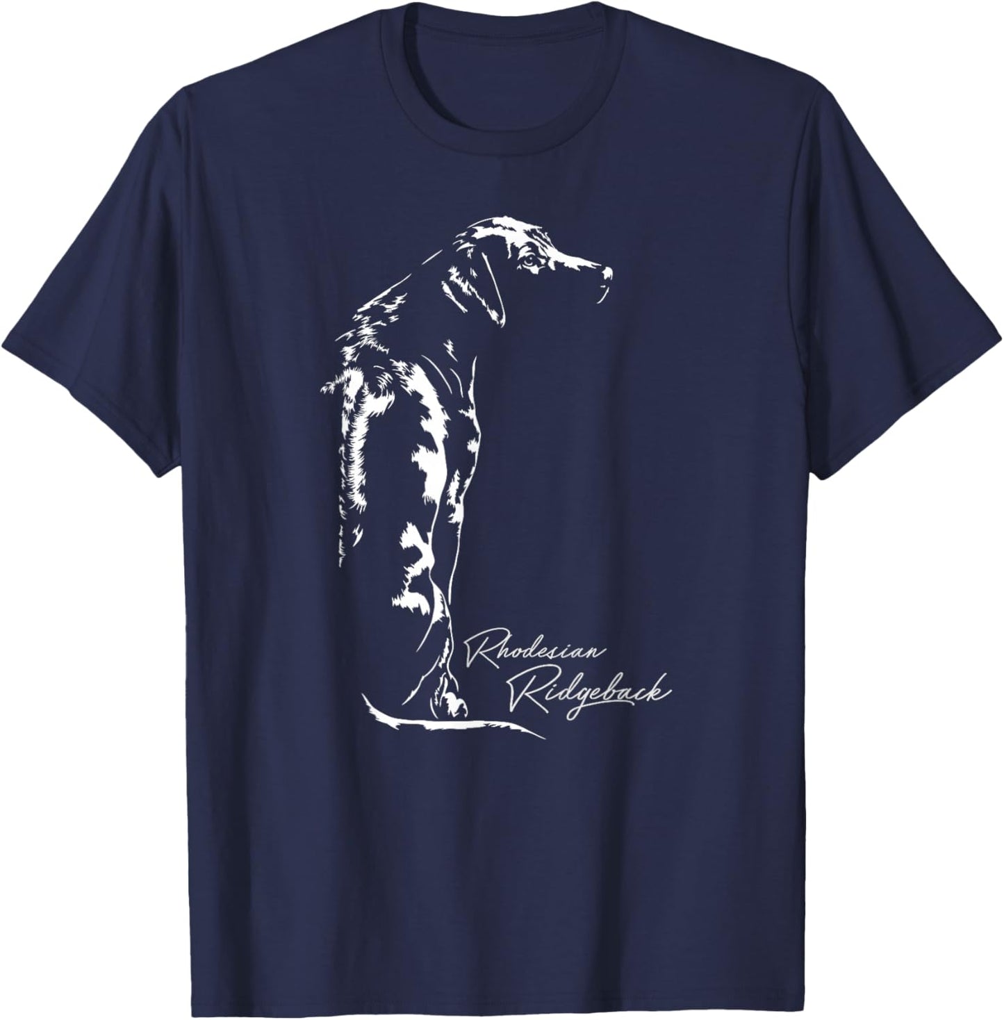 Rhodesian Ridgeback dog shirt funny Gift T-Shirt - T-Shirt | Navy