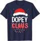 Dopey Santa Claus Christmas Matching Costume T-Shirt - T-Shirt | Navy