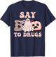 Say Boo To Drugs Halloween Funny Red Ribbon Week Awareness T-Shirt - T-Shirt | Navy