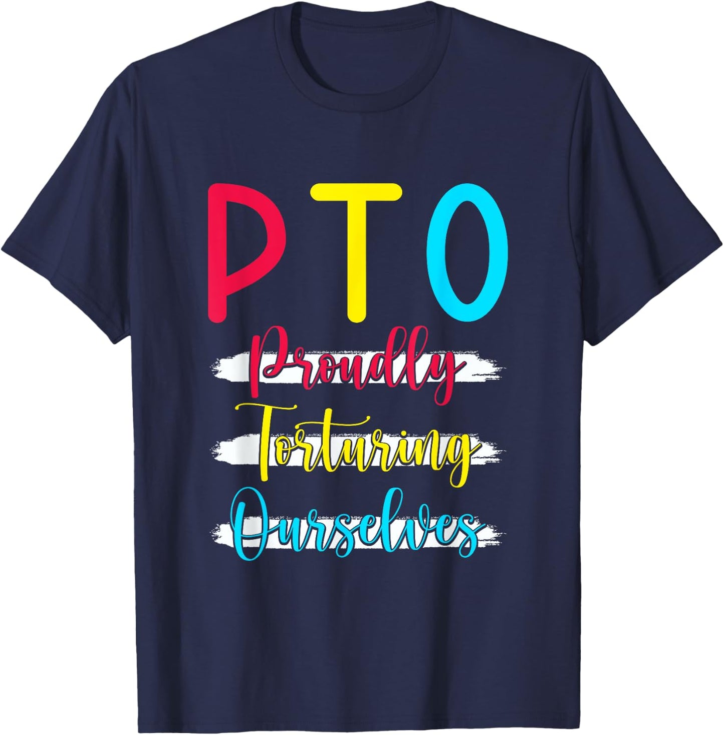 PTO School Parent T-Shirt - T-Shirt | Navy