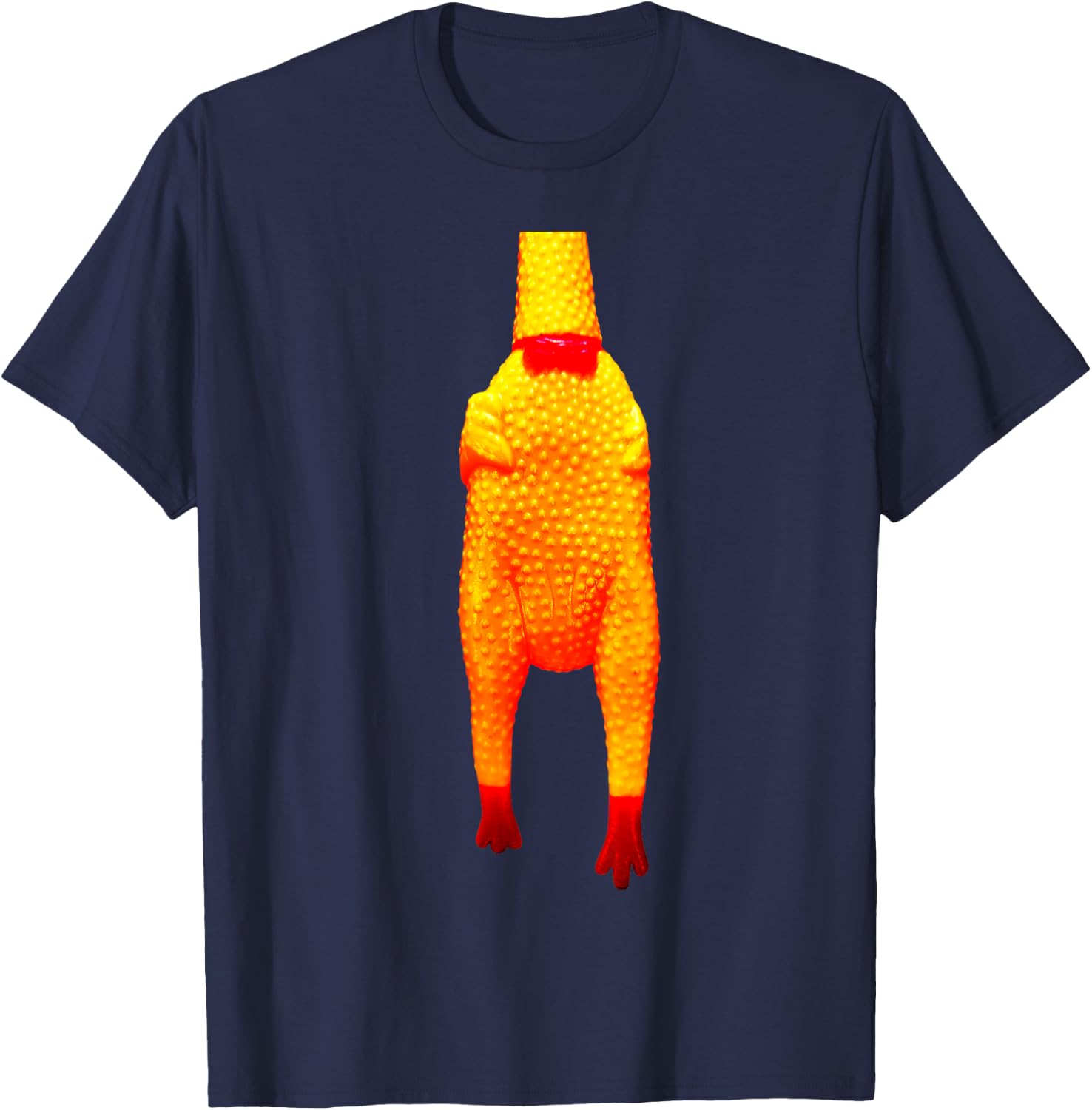 Rubber Chicken Costume For Kids Women Adult Spirit Animal T-Shirt - T-Shirt | Navy