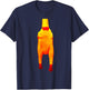 Rubber Chicken Costume For Kids Women Adult Spirit Animal T-Shirt - T-Shirt | Navy