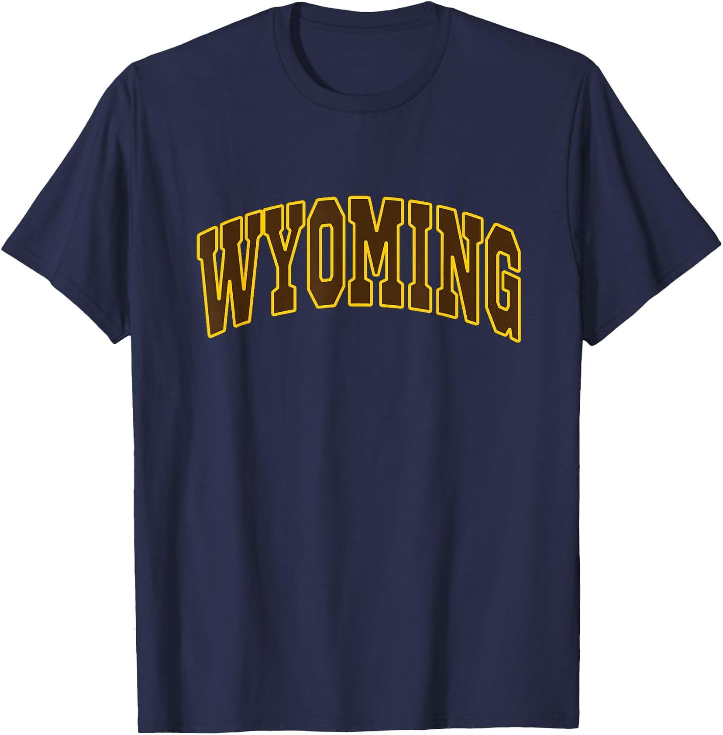 Wyoming - Throwback Design - Classic T-Shirt - T-Shirt | Navy