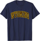 Wyoming - Throwback Design - Classic T-Shirt - T-Shirt | Navy