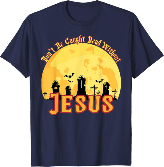 Funny Christian Halloween T-Shirt - T-Shirt | Navy