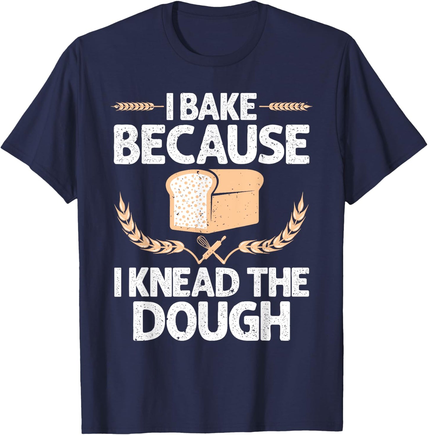 Funny Baking Design Women Baker Baking Pastry Lovers T-Shirt - T-Shirt | Navy