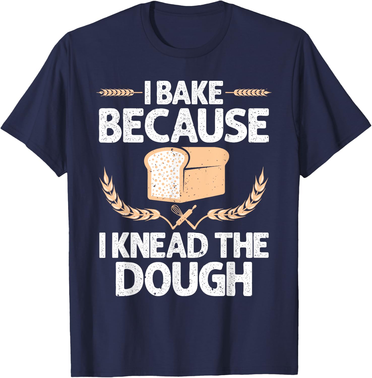 Funny Baking Design Women Baker Baking Pastry Lovers T-Shirt - T-Shirt | Navy