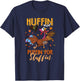Thanksgiving Run Turkey Trot Huffin and Puffin for Stuffin T-Shirt - T-Shirt | Navy