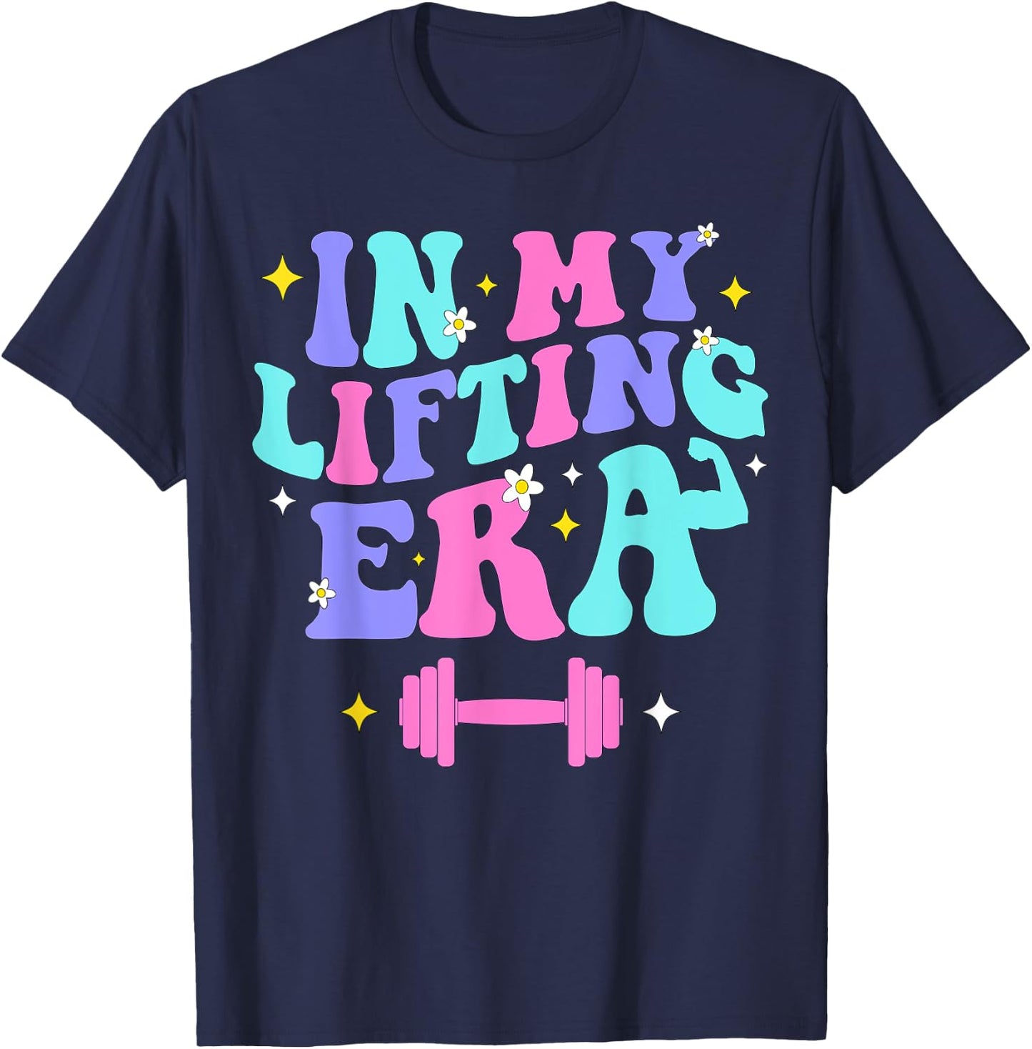In My Lifting Era Gym Weight Personal Trainer Gymer T-Shirt - T-Shirt | Navy
