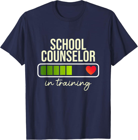 School Counselor In Training Appreciation Week Graphic T-Shirt - T-Shirt | Navy