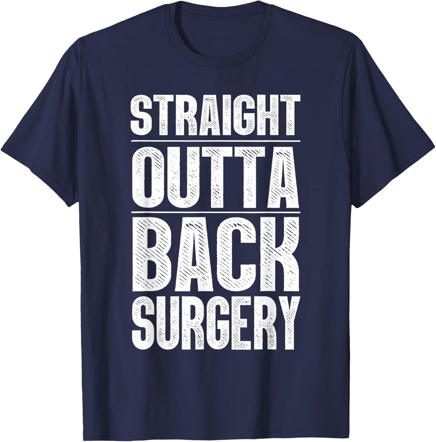Funny Back Surgery Women Spine Post Surgery Recovery T-Shirt - T-Shirt | Navy