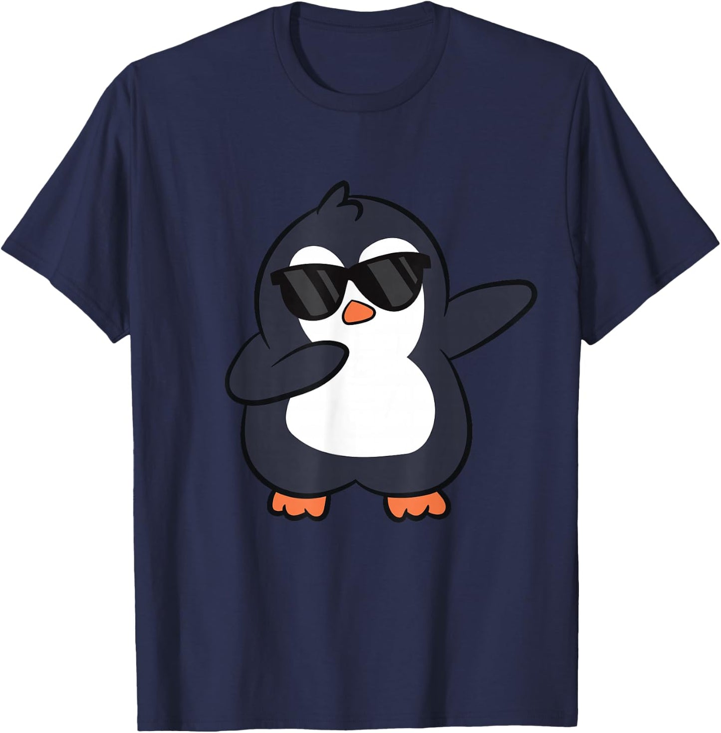 Dabbing Penguin Cute Dabbing Penguin T-Shirt - T-Shirt | Navy