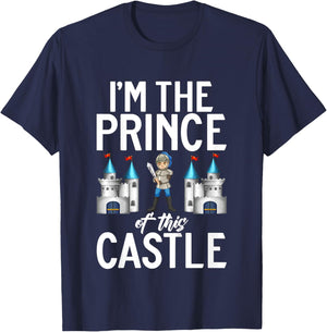Kids Im the Prince of this Castle Knight T-Shirt - T-Shirt | Navy