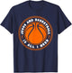 Jesus And Basketball Is All I Need Funny T-Shirt - T-Shirt | Navy