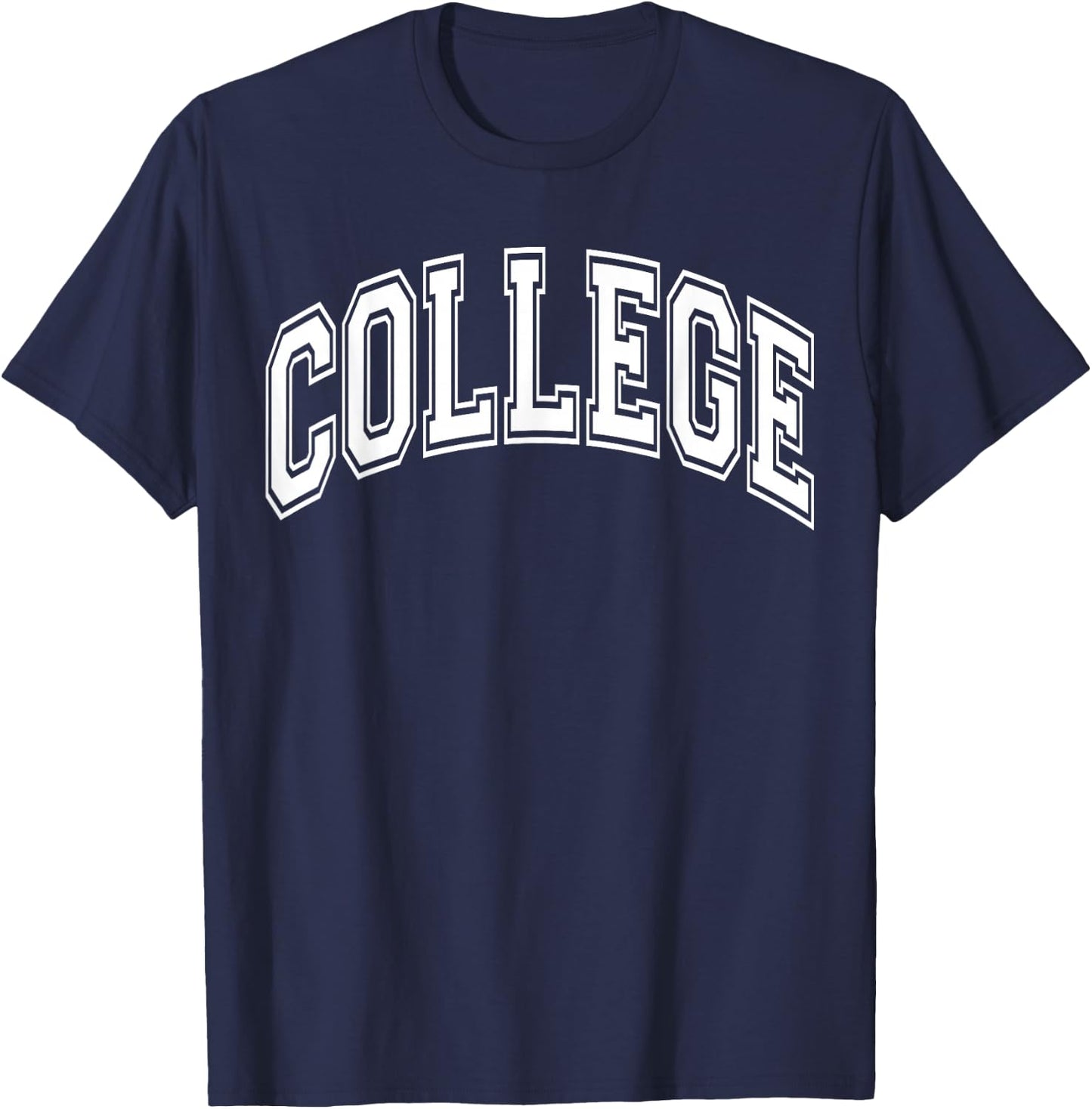 College Sports US Campus University Varsity Style Graduation T-Shirt - T-Shirt | Navy