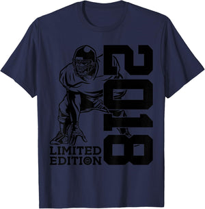8th BIRTHDAY FOOTBALL LIMITED EDITION 2018 T-Shirt - T-Shirt | Navy