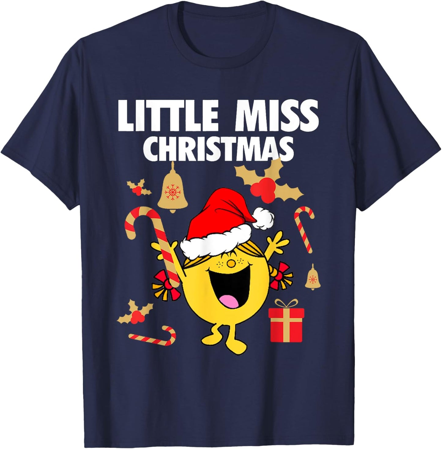 Little Miss Christmas T-Shirt - T-Shirt | Navy