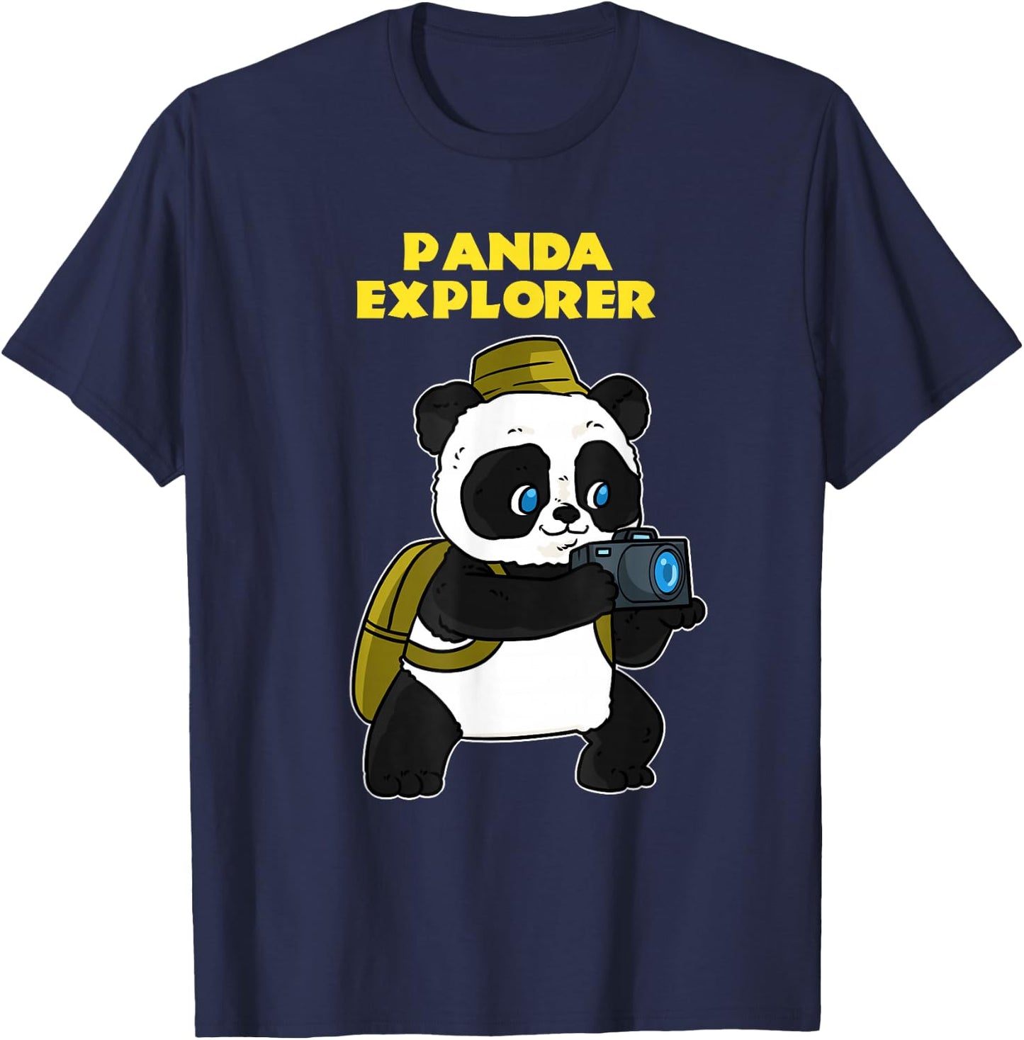 Panda Explorer T-Shirt - T-Shirt | Navy