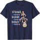 Star Wars Classic Strong Brave Fierce Rey & BB-8 Poster T-Shirt - T-Shirt | Navy