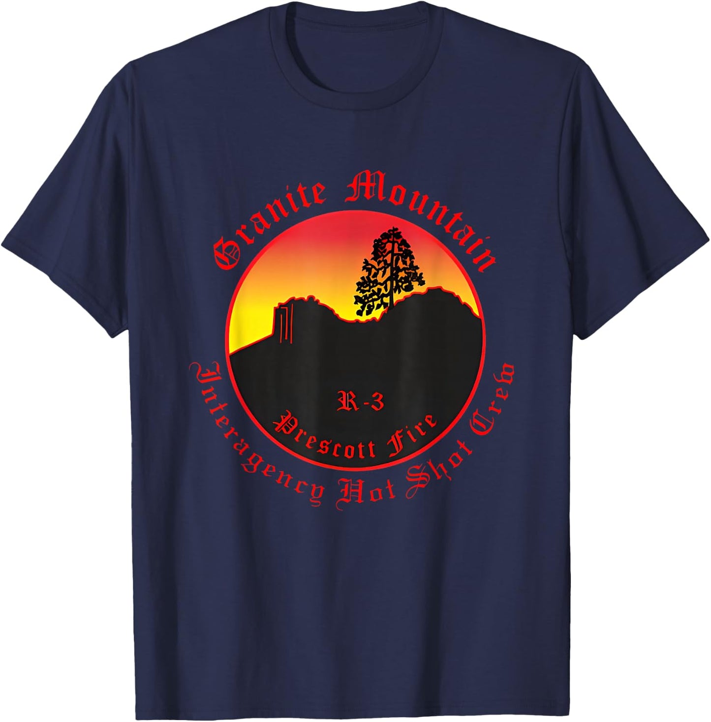 The Granite Mountain Hotshots T-Shirt - T-Shirt | Navy