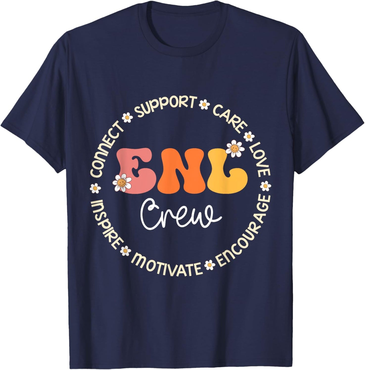 ENL Crew Appreciation Week Back to School T-Shirt - T-Shirt | Navy