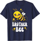 Brother Bee Shirt Family Bee Shirts First Bee Day Outfits T-Shirt - T-Shirt | Navy