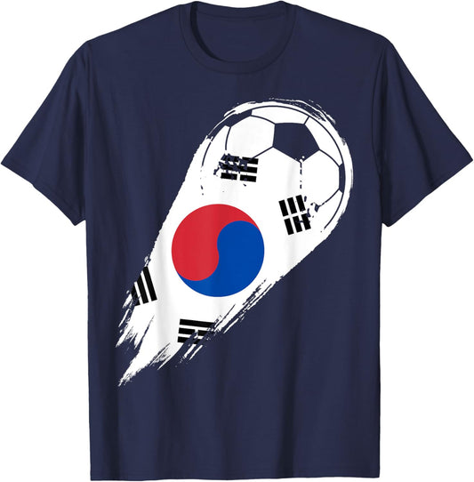 Türkiye Soccer Player of Pride South Korea T-Shirt - T-Shirt | Navy