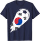 Türkiye Soccer Player of Pride South Korea T-Shirt - T-Shirt | Navy