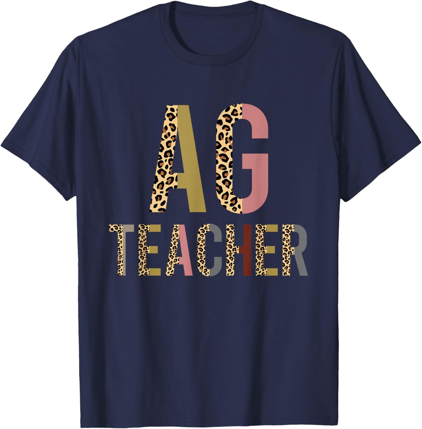 AG Teacher Farmer Life Agriculture Teacher T-Shirt - T-Shirt | Navy